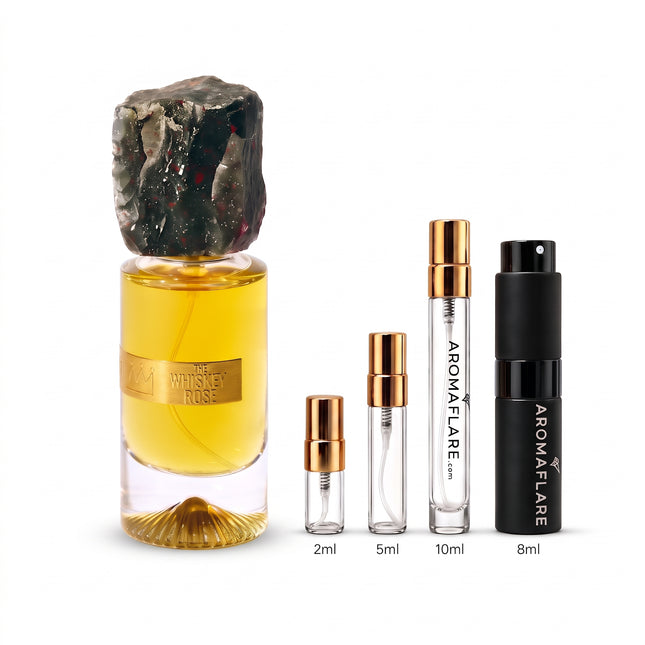 Savoir Faire The Whiskey Rose Eau de Parfum Sample aromaflare.com samples,  Decant Samples 100% authentic , niche fragrances, mans cologne, woman perfume, Full retail bottle 