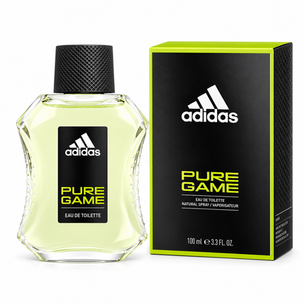 Adidas Pure Game Eau de Toilette  aromaflare.com samples,  Decant Samples 100% authentic , niche fragrances, mans cologne, woman perfume, Full retail bottle 
