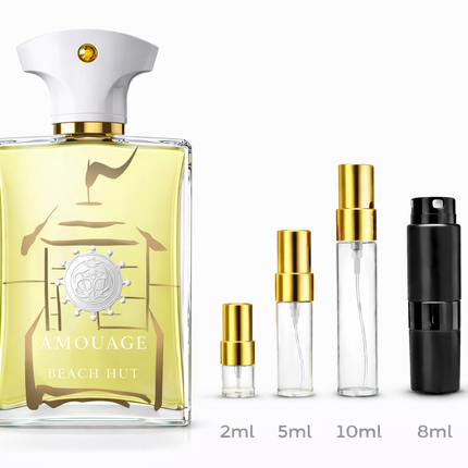Amouage- Beach Hut Eau De Parfum Men samples 2ml 5ml 8ml 10ml
 aromaflare.com samples,  Decant Samples 100% authentic , niche fragrances, mans cologne, woman perfume, Full retail bottle 