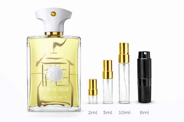 Amouage- Beach Hut Eau De Parfum Men samples 2ml 5ml 8ml 10ml
 aromaflare.com samples,  Decant Samples 100% authentic , niche fragrances, mans cologne, woman perfume, Full retail bottle 