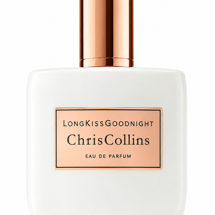Chris Collins Long Kiss Goodnight Eau de Parfum  aromaflare.com samples,  Decant Samples 100% authentic , niche fragrances, mans cologne, woman perfume, Full retail bottle 