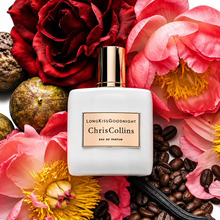 Chris Collins Long Kiss Goodnight Eau de Parfum  aromaflare.com samples,  Decant Samples 100% authentic , niche fragrances, mans cologne, woman perfume, Full retail bottle 