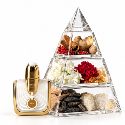 Elyon Dubai- Aria  Extrait de Parfum
 aromaflare.com samples,  Decant Samples 100% authentic , niche fragrances, mans cologne, woman perfume, Full retail bottle 