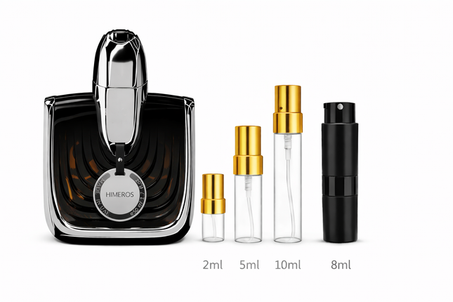 Elyon Dubai- Himeros Extrait de Parfum
 aromaflare.com samples,  Decant Samples 100% authentic , niche fragrances, mans cologne, woman perfume, Full retail bottle 