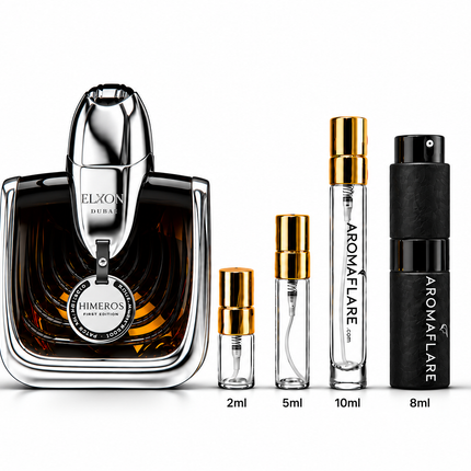 Elyon Dubai- Himeros Extrait de Parfum
 aromaflare.com samples,  Decant Samples 100% authentic , niche fragrances, mans cologne, woman perfume, Full retail bottle 