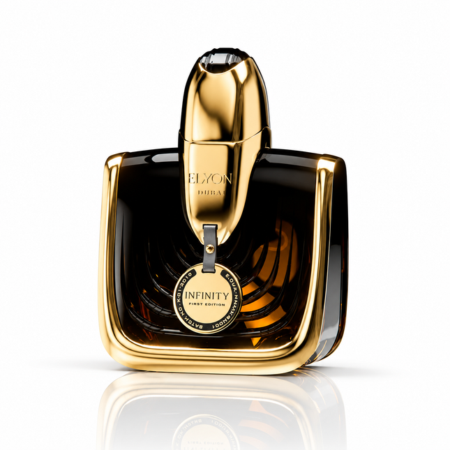 Elyon Dubai Infinity Extrait de Parfum  aromaflare.com samples,  Decant Samples 100% authentic , niche fragrances, mans cologne, woman perfume, Full retail bottle 