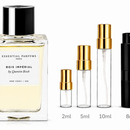 Essential Parfums- Bois Impérial EDP aromaflare.com samples,  Decant Samples 100% authentic , niche fragrances, mans cologne, woman perfume, Full retail bottle 