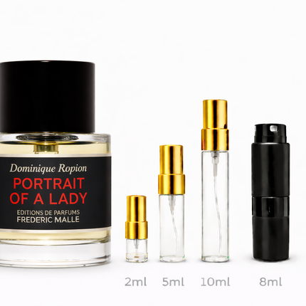 Frederic Malle- Portrait of a Lady Eau de Parfum samples 2ml 5ml 8ml 10ml
 aromaflare.com samples,  Decant Samples 100% authentic , niche fragrances, mans cologne, woman perfume, Full retail bottle 