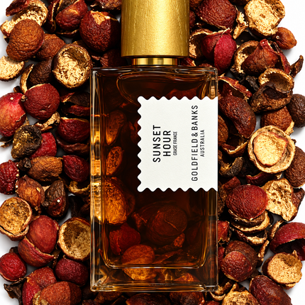 Goldfield & Banks-Sunset Hour Dark Peach   aromaflare.com samples,  Decant Samples 100% authentic , niche fragrances, mans cologne, woman perfume, Full retail bottle 