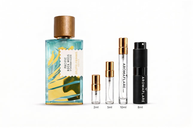 Goldfield & Banks Pacific Rock Moss Collector Edition Eau de Parfum Sample 
aromaflare.com samples,  Decant Samples 100% authentic , niche fragrances, mans cologne, woman perfume, Full retail bottle 