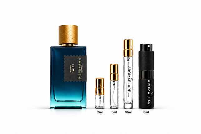 Goldfield & Banks Pacific Rock Swell Extrait de Parfum Sample  aromaflare.com samples,  Decant Samples 100% authentic , niche fragrances, mans cologne, woman perfume, Full retail bottle 