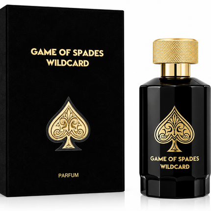 Jo Milano Game of Spades Wildcard Parfum  aromaflare.com samples,  Decant Samples 100% authentic , niche fragrances, mans cologne, woman perfume, Full retail bottle 
