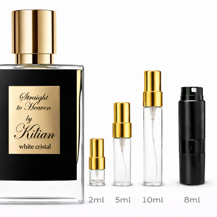 Kilian- Straight To Heaven Eau de Parfum aromaflare.com aromaflare samples,  Decant Samples 2ml 5ml 8ml 10ml  100% authentic , niche fragrances, mans cologne, woman perfume, Full retail bottle 
https://aromaflare.com/collections/decant-samples
