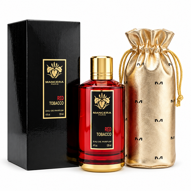 Mancera Red Tobacco Eau de Parfum  aromaflare.com samples,  Decant Samples 100% authentic , niche fragrances, mans cologne, woman perfume, Full retail bottle 
