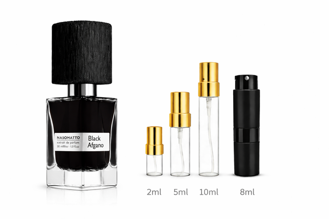 Nasomatto- Black Afgano Extrait de Parfum
 aromaflare.com samples,  Decant Samples 100% authentic , niche fragrances, mans cologne, woman perfume, Full retail bottle 