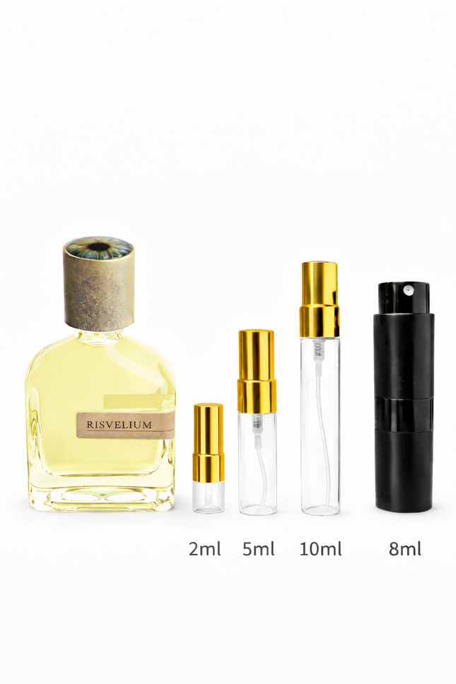 Orto Parisi- Risvelium Eau de Parfum samples 2ml 5ml 8ml 10ml
 aromaflare.com samples,  Decant Samples 100% authentic , niche fragrances, mans cologne, woman perfume, Full retail bottle 