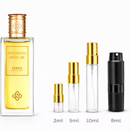 Perris Monte Carlo- Patchouli Nosy Be Extrait De Parfum sample 2ml 5ml 8ml 10ml 
 aromaflare.com samples,  Decant Samples 100% authentic , niche fragrances, mans cologne, woman perfume, Full retail bottle 