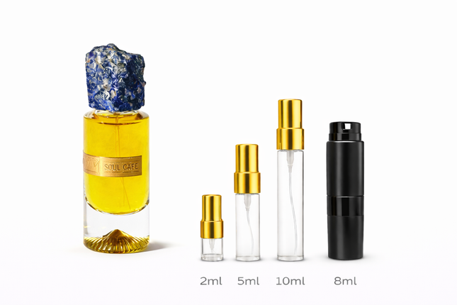 Savoir Faire- Soul Cafe Eau de Parfum samples 2ml 5ml 8ml 10ml aromaflare.com samples,  Decant Samples 2ml 5ml 8ml 10ml  100% authentic , niche fragrances, mans cologne, woman perfume, Full retail bottle 
