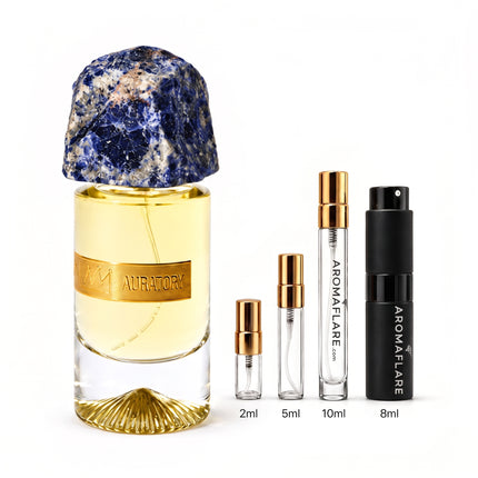 Savoir Faire Auratory Eau de Parfum Sample aromaflare.com samples,  Decant Samples 100% authentic , niche fragrances, mans cologne, woman perfume, Full retail bottle 
