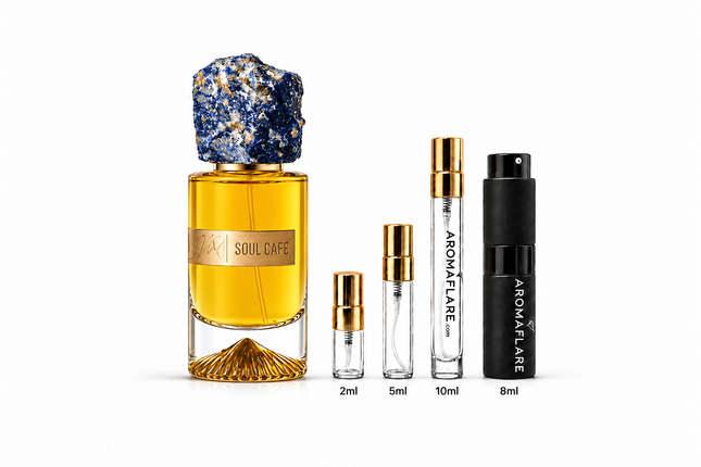 Savoir Faire Soul Café Eau de Parfum Sample  aromaflare.com samples,  Decant Samples 100% authentic , niche fragrances, mans cologne, woman perfume, Full retail bottle