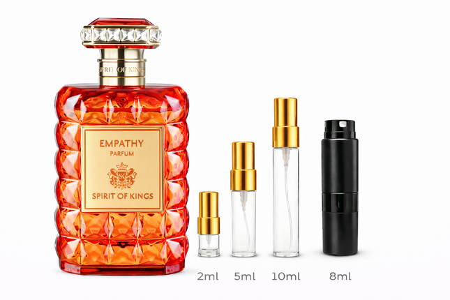Spirit Of Kings- Empathy Parfum samples 2ml 5ml 8ml 10ml 
 aromaflare.com samples,  Decant Samples 2ml 5ml 8ml 10ml  100% authentic , niche fragrances, mans cologne, woman perfume, Full retail bottle 
