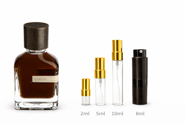 orto parisi stercus samples 2ml 5ml 8ml 10ml
 aromaflare.com samples,  Decant Samples 100% authentic , niche fragrances, mans cologne, woman perfume, Full retail bottle 
